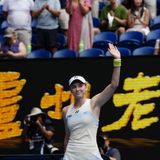 Elena Rybakina, 2026 Australian Open QF celly (Getty)