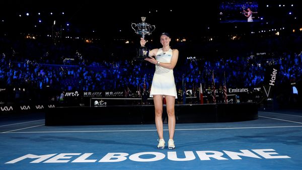 Rybakina Australian Open trophy